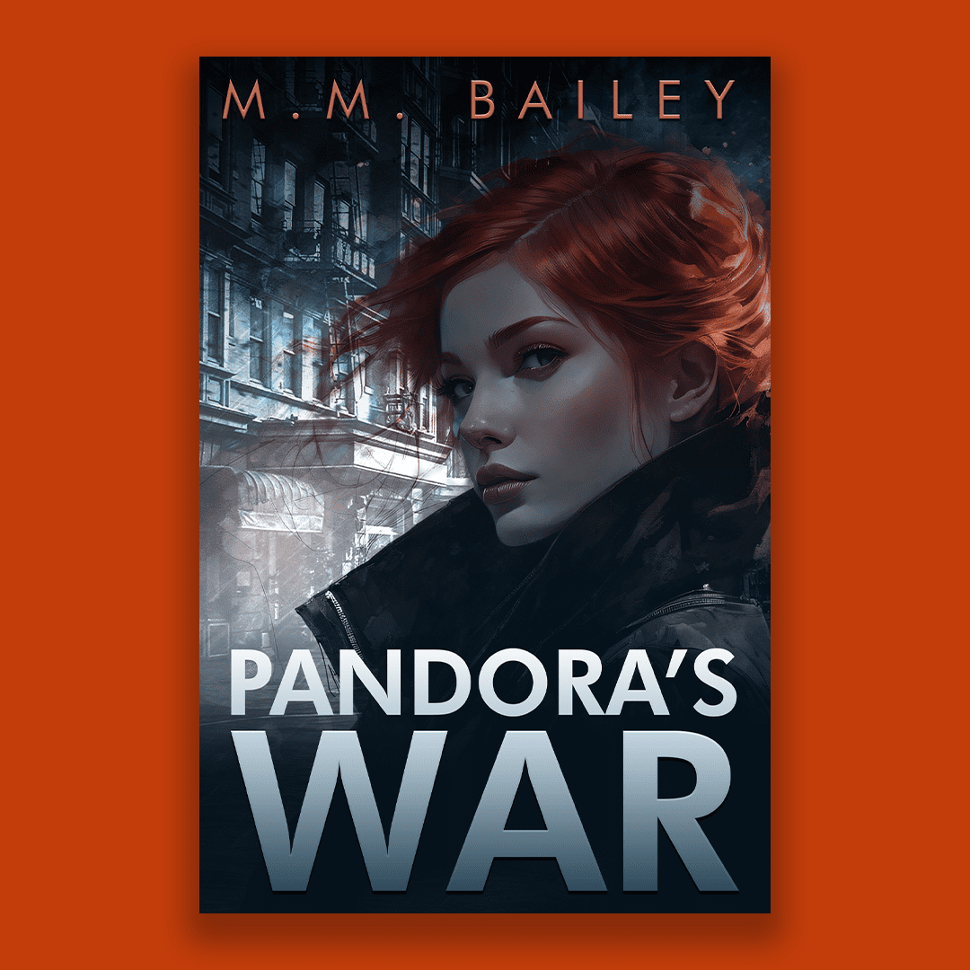 Cover of Pandora's War on an orange background